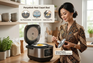 Penyebab Nasi Cepat Basi di Rice Cooker dan Solusi Praktisnya